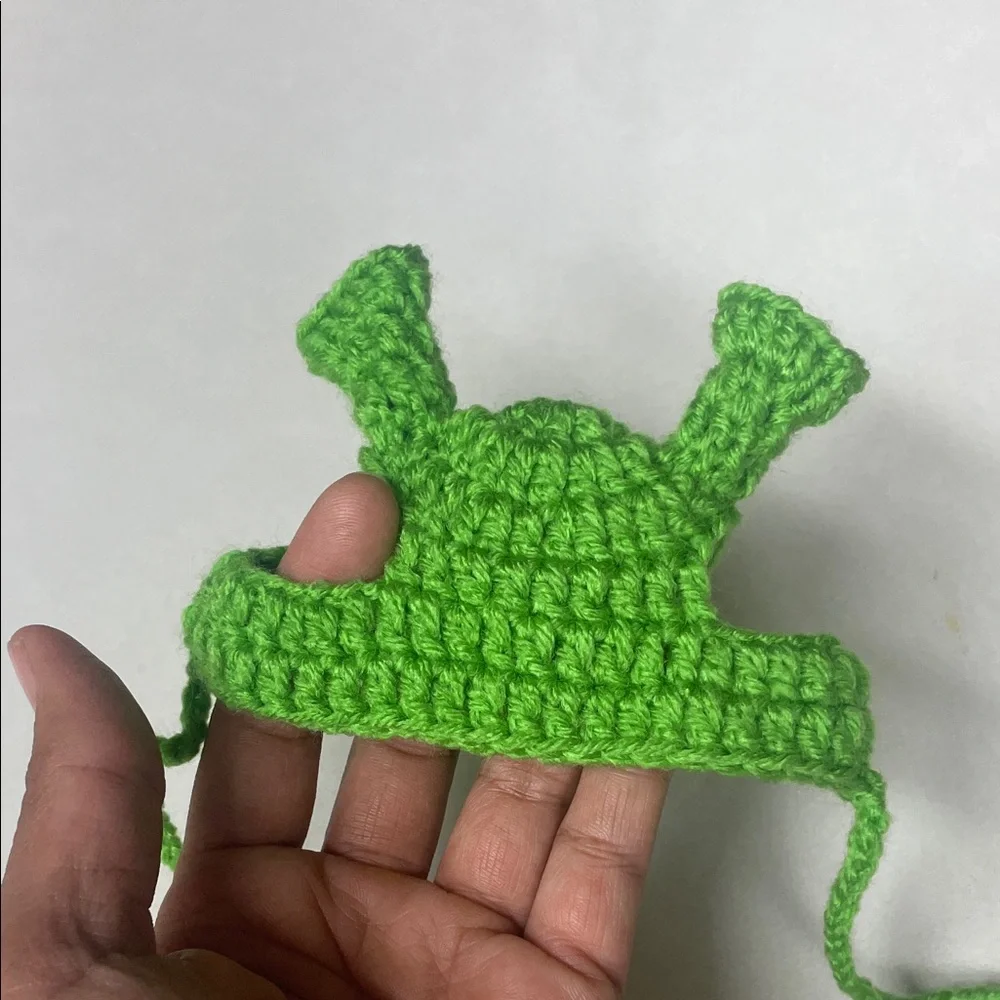 Hand Crafted Green Cat Hat